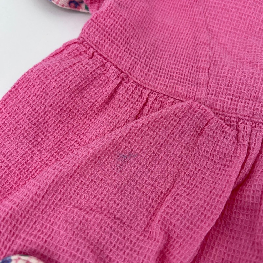 vintage 90s Esprit girls pink‎ dress heart pockets - Picture 5 of 10